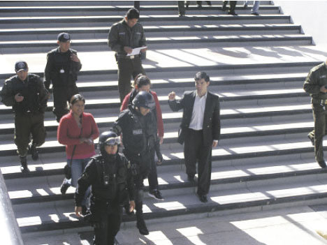 JUICIO. Dos tribunales tramitaron el juicio en la ciudad de Sucre.