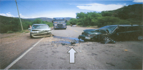 ACCIDENTE. As quedaron los vehculos tras el hecho ocurrido en cercanas de Puente Mndez.