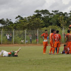 Un pasaje de partido jugado en Cobija, entre Universitario y Calleja.