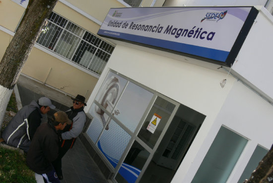 SERVICIO? Instalaciones de la Unidad de Resonancia Magntica del Hospital Gastroenterolgico.