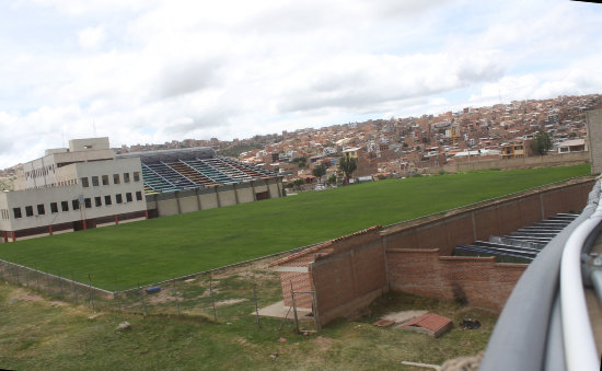 La cancha auxiliar del estadio Patria todava no ser habilitada para el torneo.