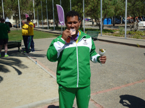 Hasta el momento, el tirador cruceo es el nico que alcanz una presea para Bolivia.