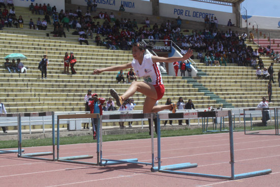 La capitalina Zelin Zurita fue una de las deportistas ms destacadas en los JUDEJUT 2013, al cosechar una medalla de oro y una de bronce.