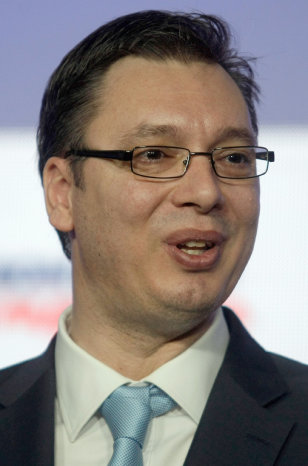 GANADOR. Aleksandar Vucic.