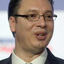 GANADOR. Aleksandar Vucic.