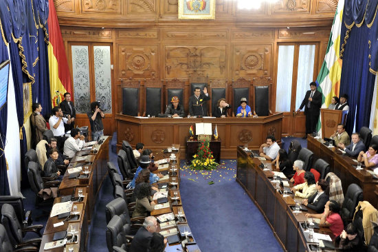 INSTITUCIN. La Cmara de Senadores.