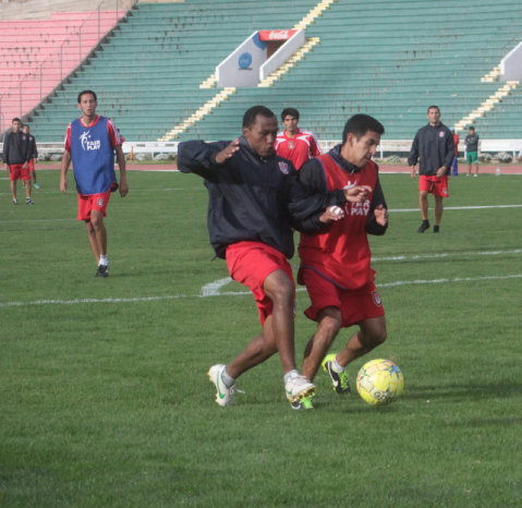 El plantel docto hizo ftbol ayer, en el estadio Patria.