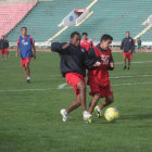 El plantel docto hizo ftbol ayer, en el estadio Patria.