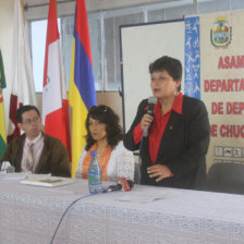 Wilma Eduardo (d) no ir a la reeleccin de la Asamblea del Deporte.