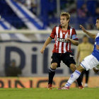 Un pasaje del partido jugado ayer, entre Vlez Sarsfield y Estudiantes.