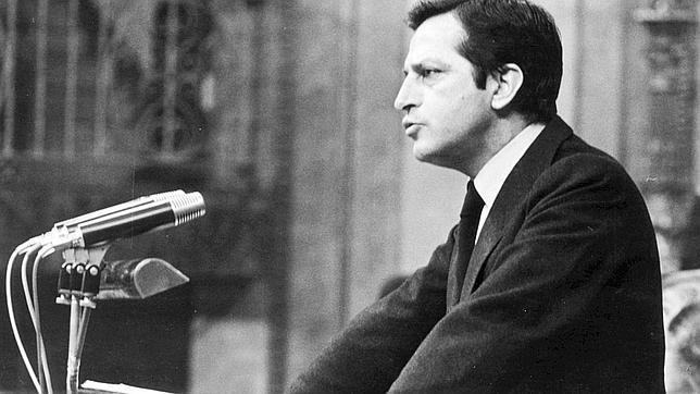 MANDATARIO. Adolfo Surez, durante su discurso de investidura en 1979.