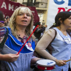 PROTESTA. Los maestros en Buenos Aires exigen un aumento salarial del 35%.