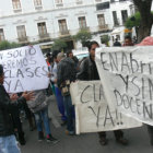 PROTESTA. Marcha de estudiantes.