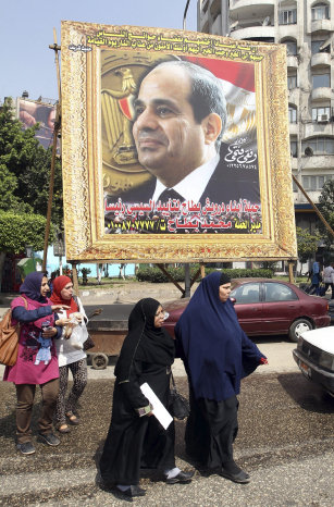 CANDIDATO. Abdelfatah al Sisi