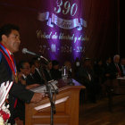 ACTO. Autoridades, docentes, estudiantes y administrativos le rindieron su homenaje a la Universidad San Francisco Xavier en el Gran Mariscal.