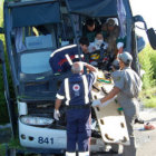 SINIESTRO. El accidente ocurri en una carretera del centro de Brasil.