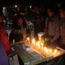 CAMPAA: Unos 300 voluntarios se reunieron en la plaza 25 de Mayo para encender velas y concienciar a la poblacin.