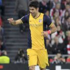 El delantero Diego Costa puso el transitorio empate para el Atltico de Madrid frente al Athletic de Bilbao.