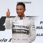 El britnico Lewis Hamilton fue el ganador del Gran Premio de Malasia.