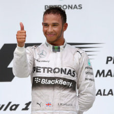 El britnico Lewis Hamilton fue el ganador del Gran Premio de Malasia.