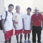 Los campeones de las categoras Sub 18 (arriba), Sub 20 (centro) y Sub 22.