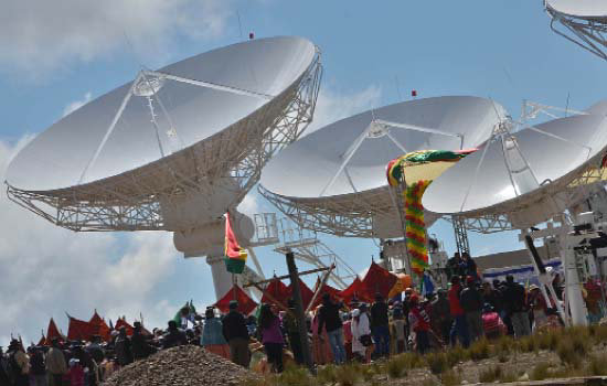 SERVICIO. El satlite boliviano Tpac Katari inicia operaciones desde hoy.