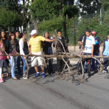 MOVILIZACIN. Los estudiantes continan con las medidas de presin.