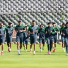 Los jugadores mexicanos durante una de las ltimas prcticas.