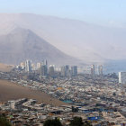 AFECTADA. Vista general de la ciudad costera de Iquique, una de las afectadas por el sismo.