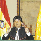 PROCESO. El presidente Evo Morales informa de la decisión de adelantar la presentación de la memoria de la demanda.