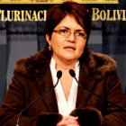 INFORME. La ministra de Autonomías, Claudia Peña.