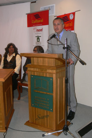 DIRECTOR. Juan Carlos Fernndez, en el acto de posesin como titular del ABNB.