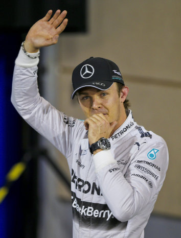 El piloto alemn Nico Rosberg saldr desde el primer lugar de la parrilla del Gran Premio de Barin.