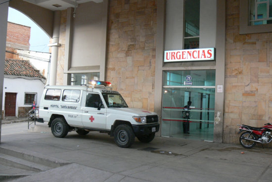 INTERNADA. La paciente se encuentra con diagnstico reservado en Terapia Intensiva.del Hospital Santa Brbara.