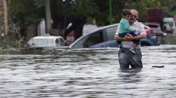 CLIMA. Varias provincias argentinas resultaron afectadas por el fuerte temporal.