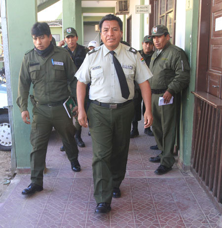 AUDIENCIA. El dirigente Omar Huayllani logr libertad condicional.