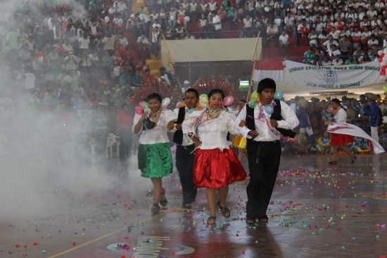 ORGULLO. La representacin de Chuquisaca.