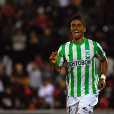 Una de las celebraciones del conjunto de Atltico Nacional de Colombia.