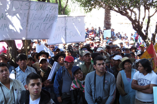 PROTESTA. Las movilizaciones en contra del TCP podran subir de tono la prxima semana.