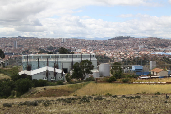 ENERGA. La estacin Aranjuez, en Sucre, es operada por la empresa nacionalizada Guaracachi.