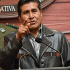 SENADO. El presidente Eugenio Rojas.