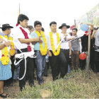 INAUGURACIN. El presidente Evo Morales entreg ayer dos represas en la regin de Tolomosa, Tarija, donde se refiri al tema.