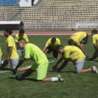 Universitario cerr sus entrenamientos ayer, sbado, en la cancha del estadio Patria.