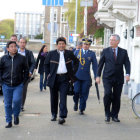 HOLANDA. El presidente Evo Morales junto al Canciller y el Embajador en La Haya.