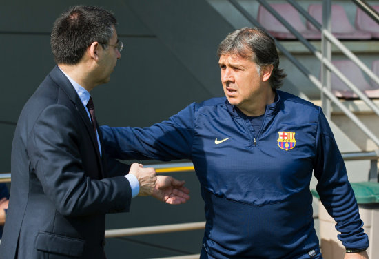 Gerardo Martino podra dejar el Barcelona al final de la temporada.