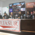 La conferencia de prensa de ayer, en la CAINCO.