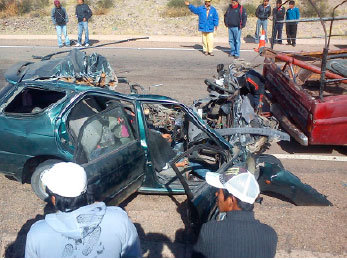 ACCIDENTE. En cercanas a Betanzos.