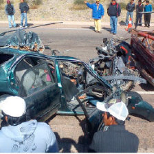 ACCIDENTE. En cercanas a Betanzos.