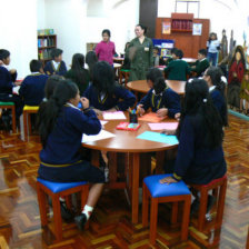 EDUCACIN. Nios en las actividades de fomento a la lectura en la Biblioteca Pblica del ABNB.