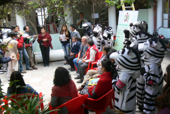 INAUGURACIN. El Centro funciona en la calle Bolvar, entre San Alberto y Camargo.